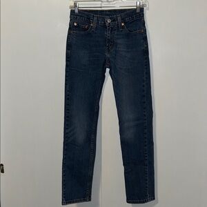 Levi's 511 Slim Fit Jeans - Throttle Dark Blue Wash Men’s 26 x 30